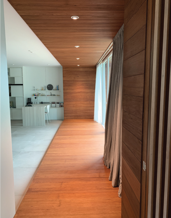 Onewood Timber Wall and Ceiling Cladding at Private House
