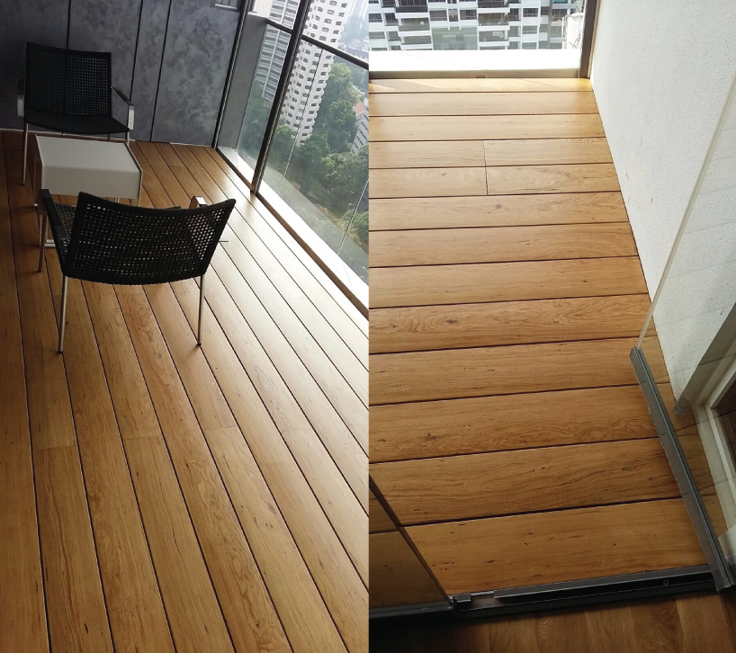 Onewood Decking at Penthouse Balcony