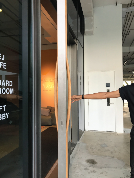 Onewood Curved Door Handle