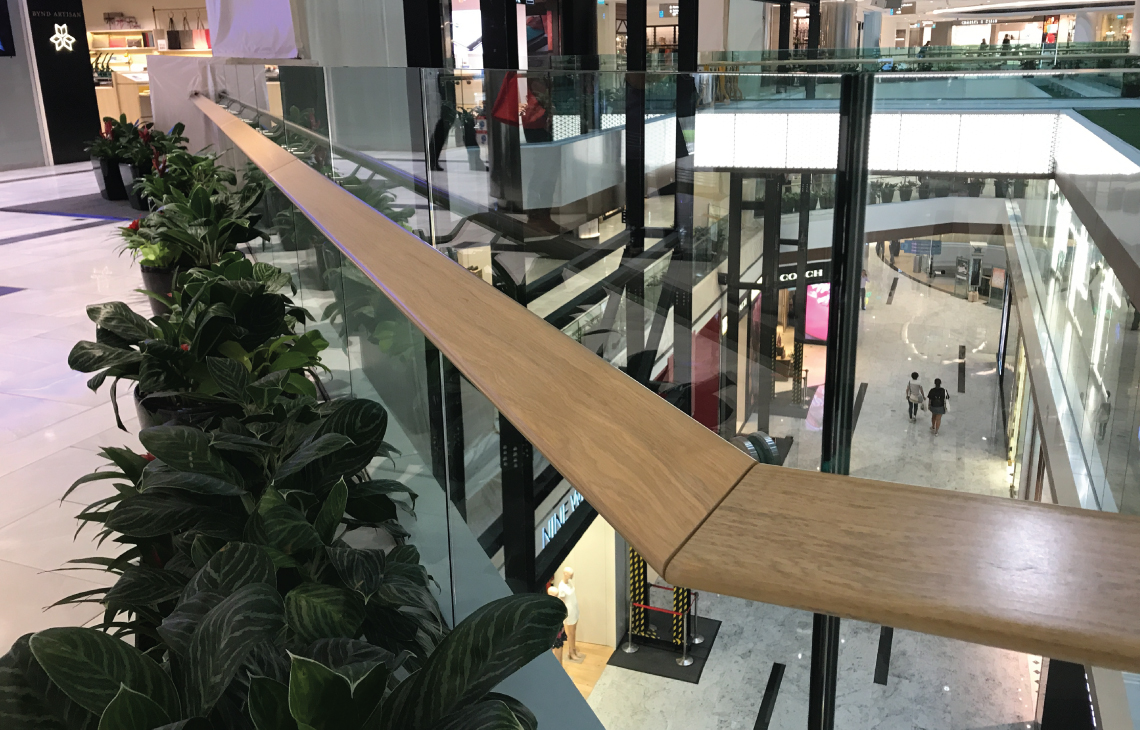 Onewood Timber Handrail with Special Profile