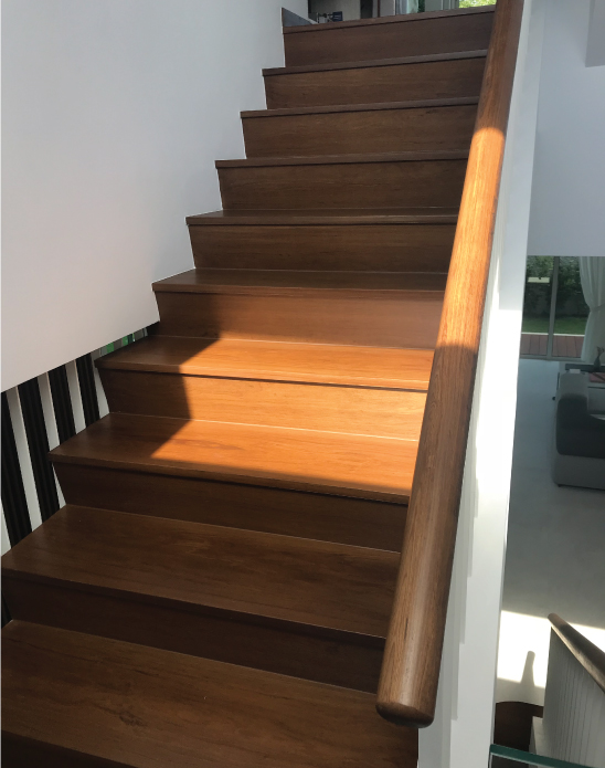 Onewood Round Handrail at Private Housing