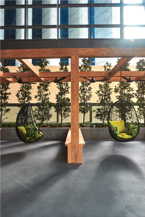 Onewood Timber Trellis Structure