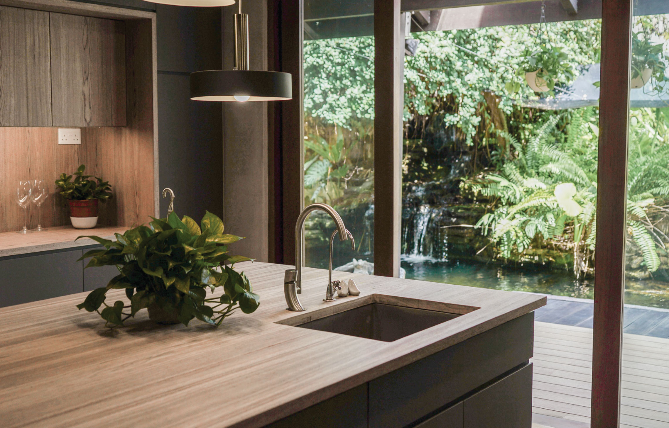 Onewood Timber Furniture Table Bench Set