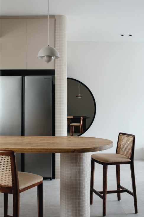 Onewood Counter Top at Residential Kitchen Area