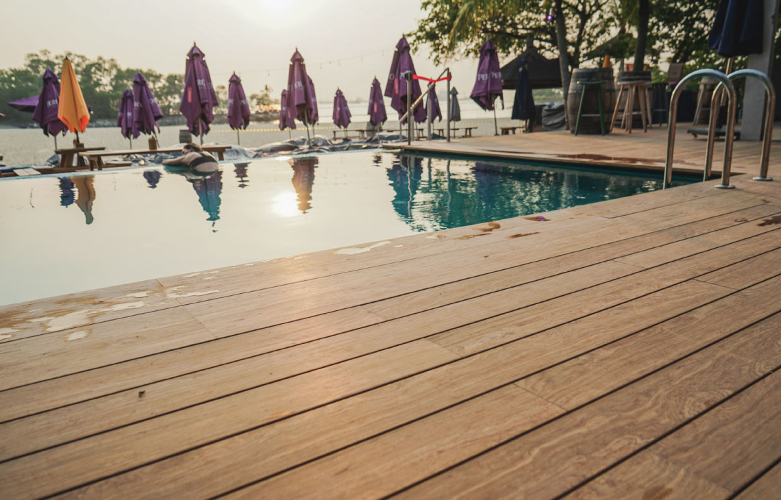 Onewood Decking at FOC Sentosa