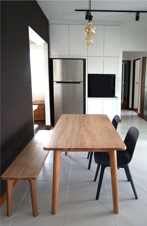 Onewood Timber Furniture Table Bench Set