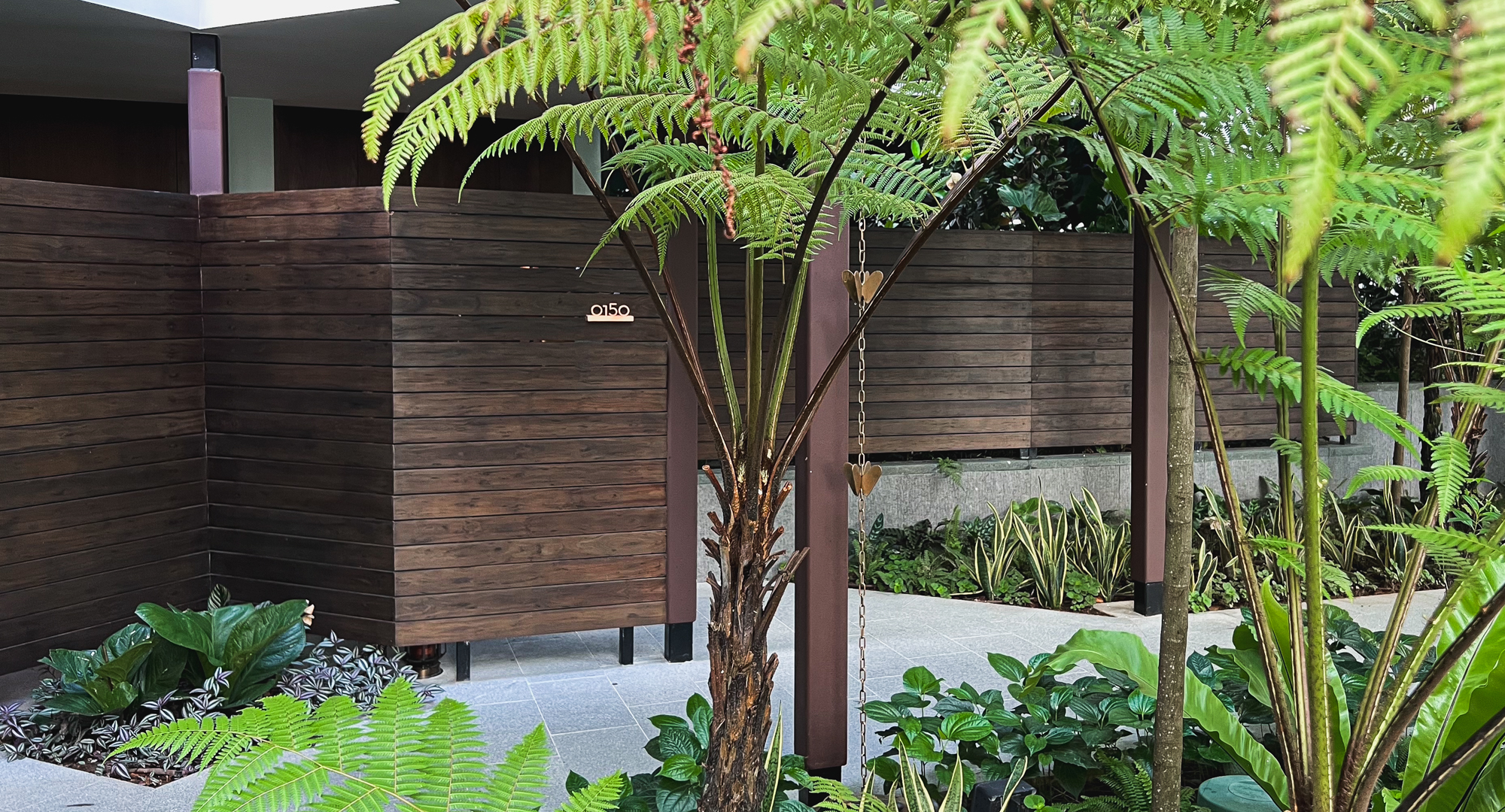 Onewood Outdoor Deck and Timber Facade at Grand Hyatt, Singapore