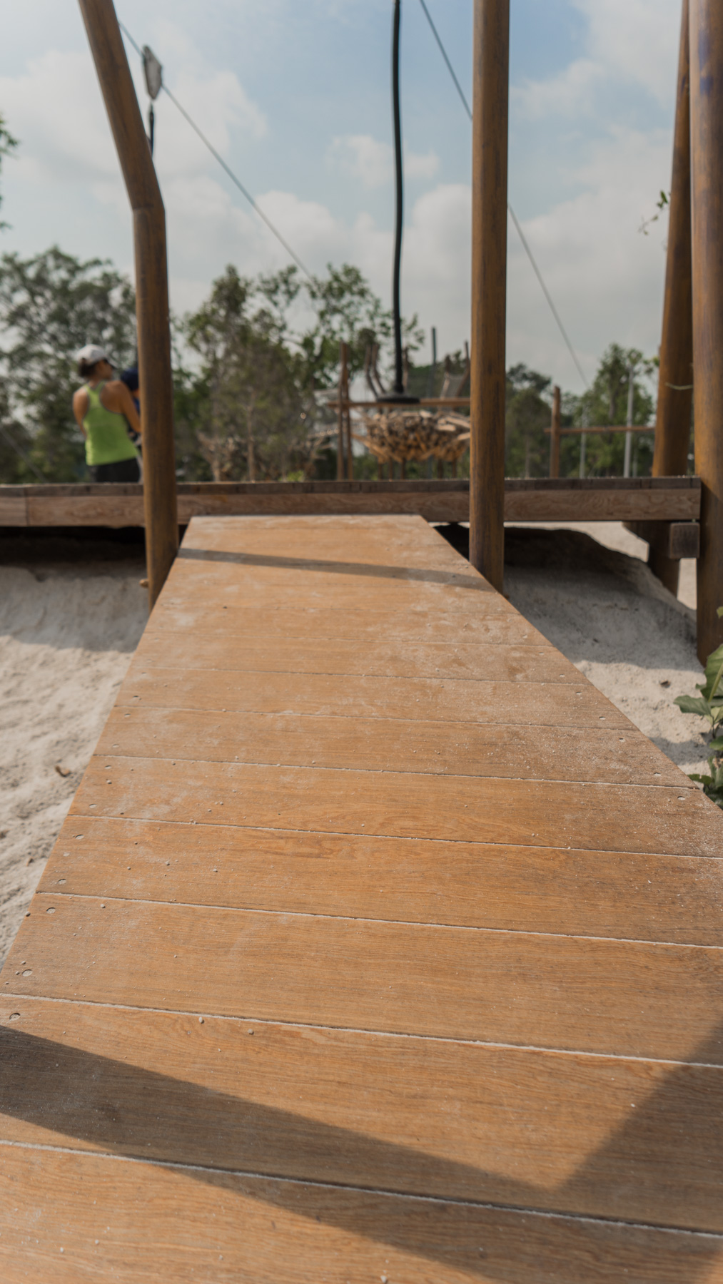 Onewood Decking Platform Children Playground
