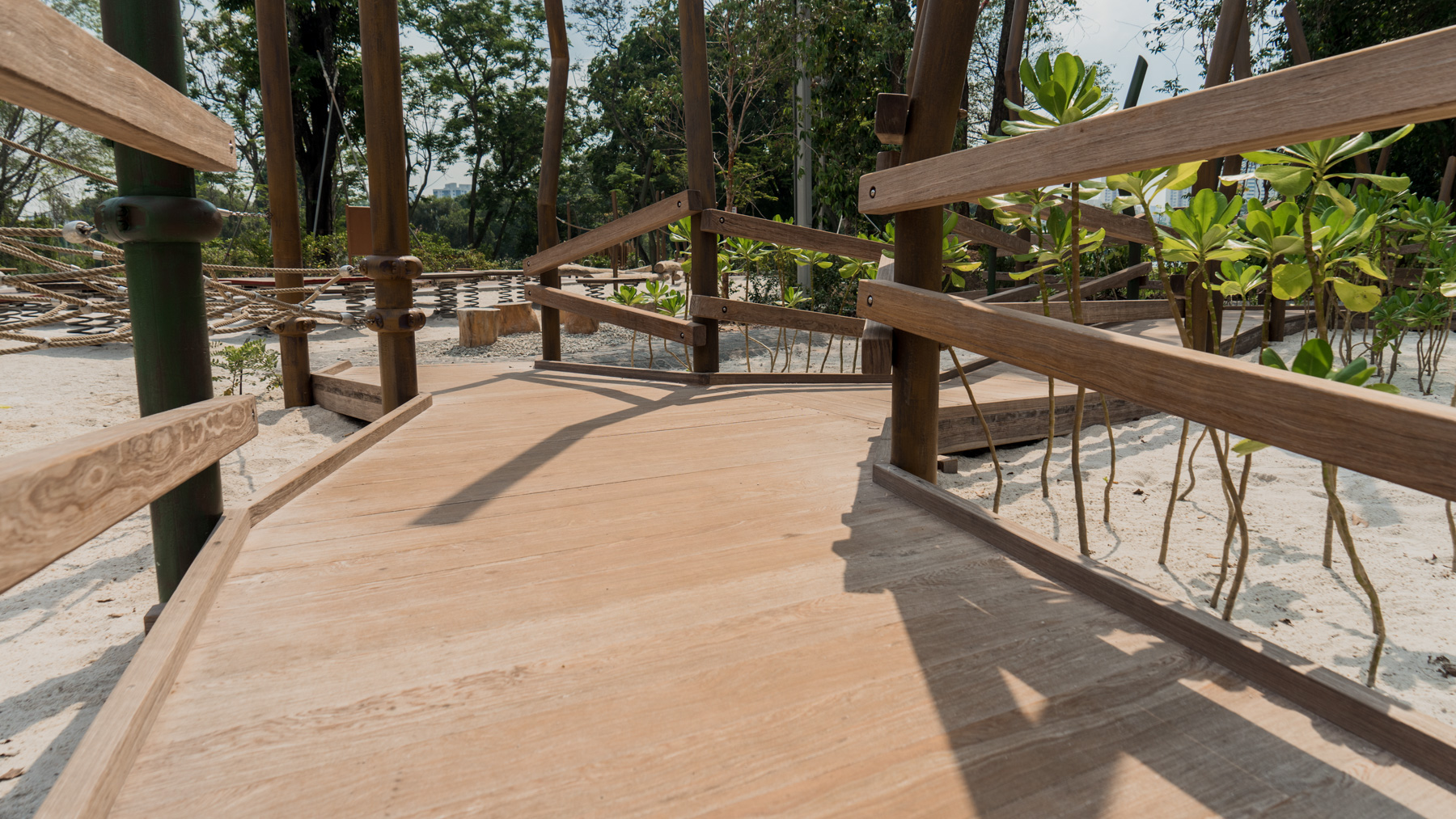 Onewood Decking Platform Children Playground