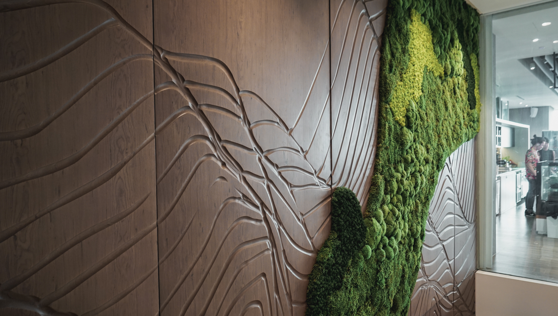 Onewood Staircase Tread, Timber Handrail, Timber Feature Wall